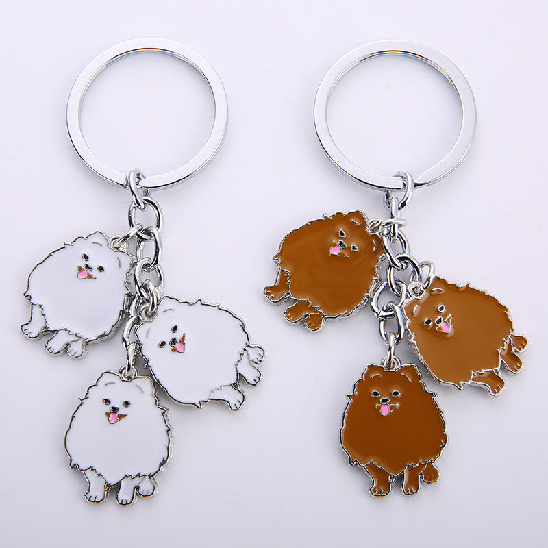 Wholesale Zinc Alloy Pet Dog Car Key Ring